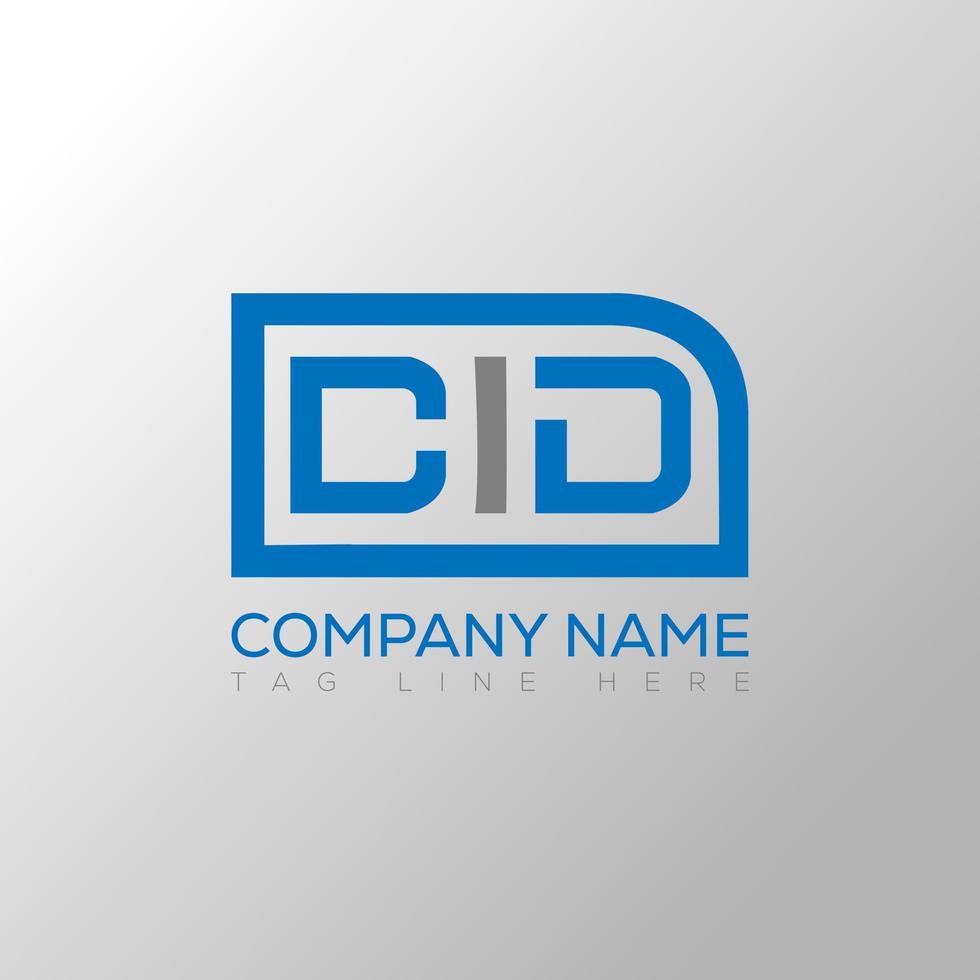 CID letter logo creative design. CID unique design. vector