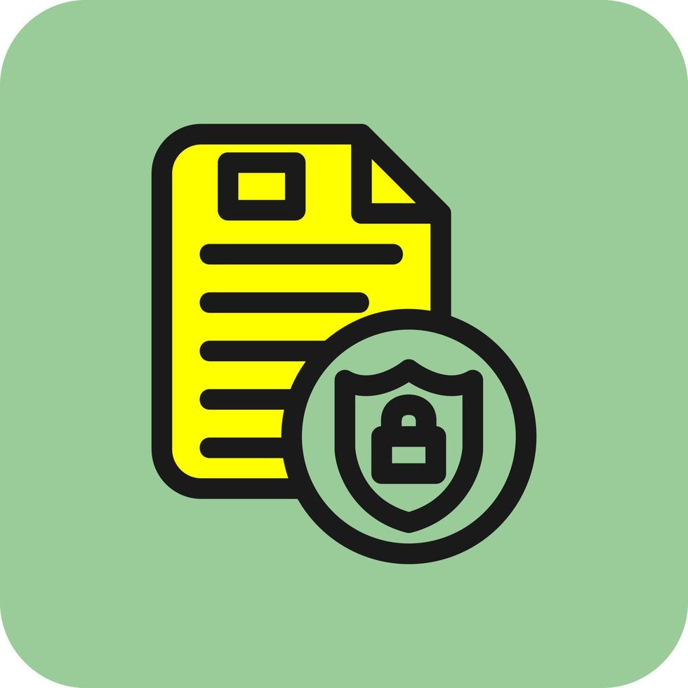 Privacy Policy Vector Icon Design