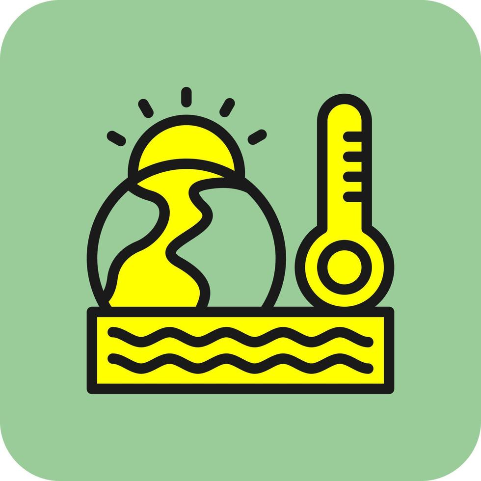 Global Warming Vector Icon Design