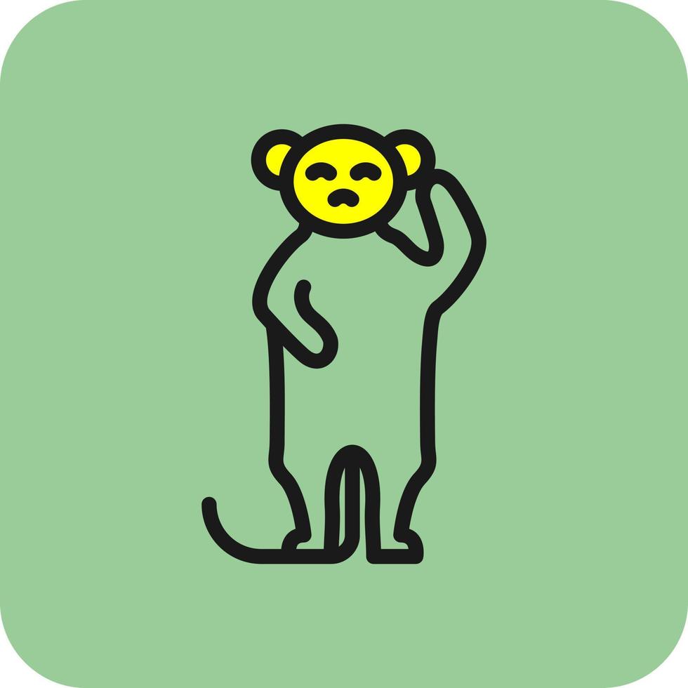 Meerkat Vector Icon Design