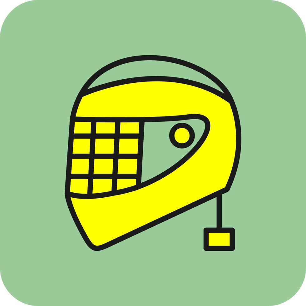 Helmet Vector Icon Design