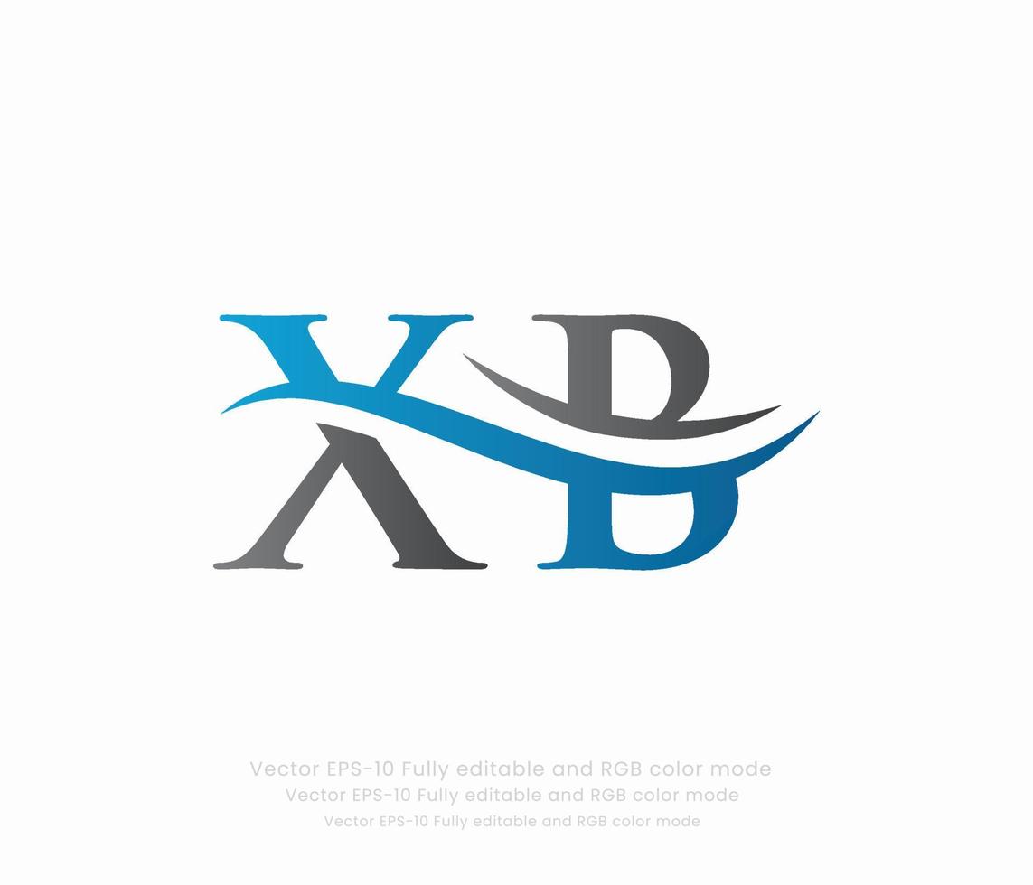 letra X si vinculado logo vector