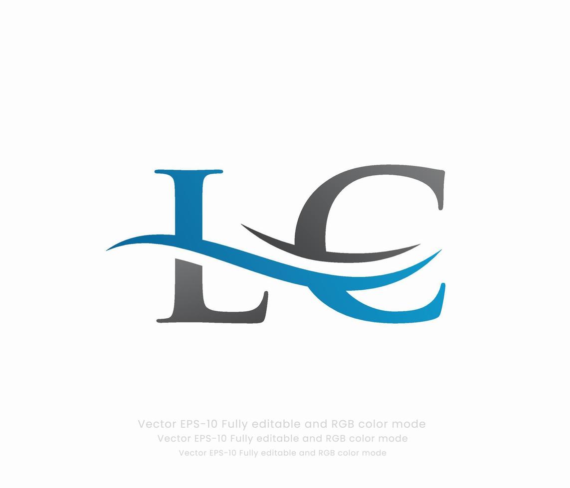 Letter L B Linked Logo vector