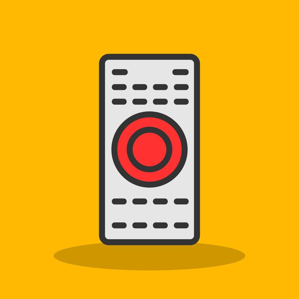 Remote Control Vector Icon Design