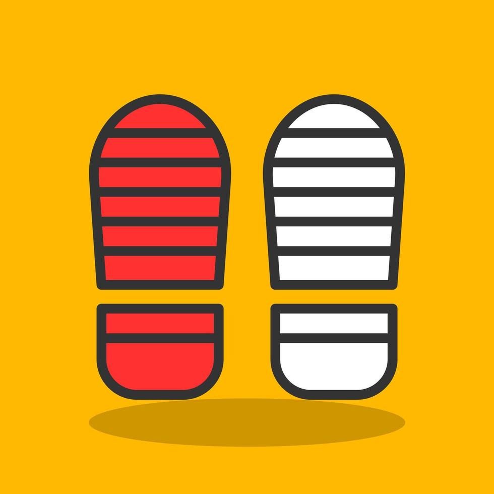 Footsteps Vector Icon Design