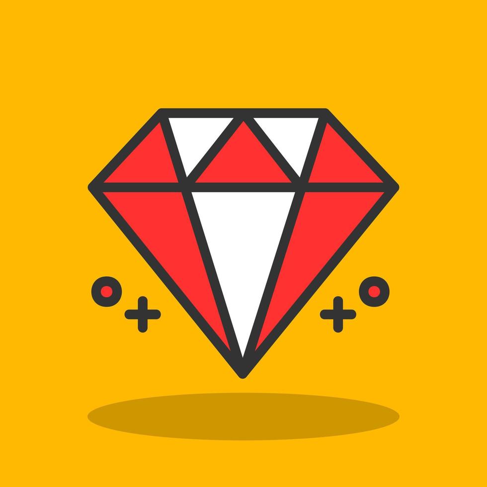 Diamond Vector Icon Design