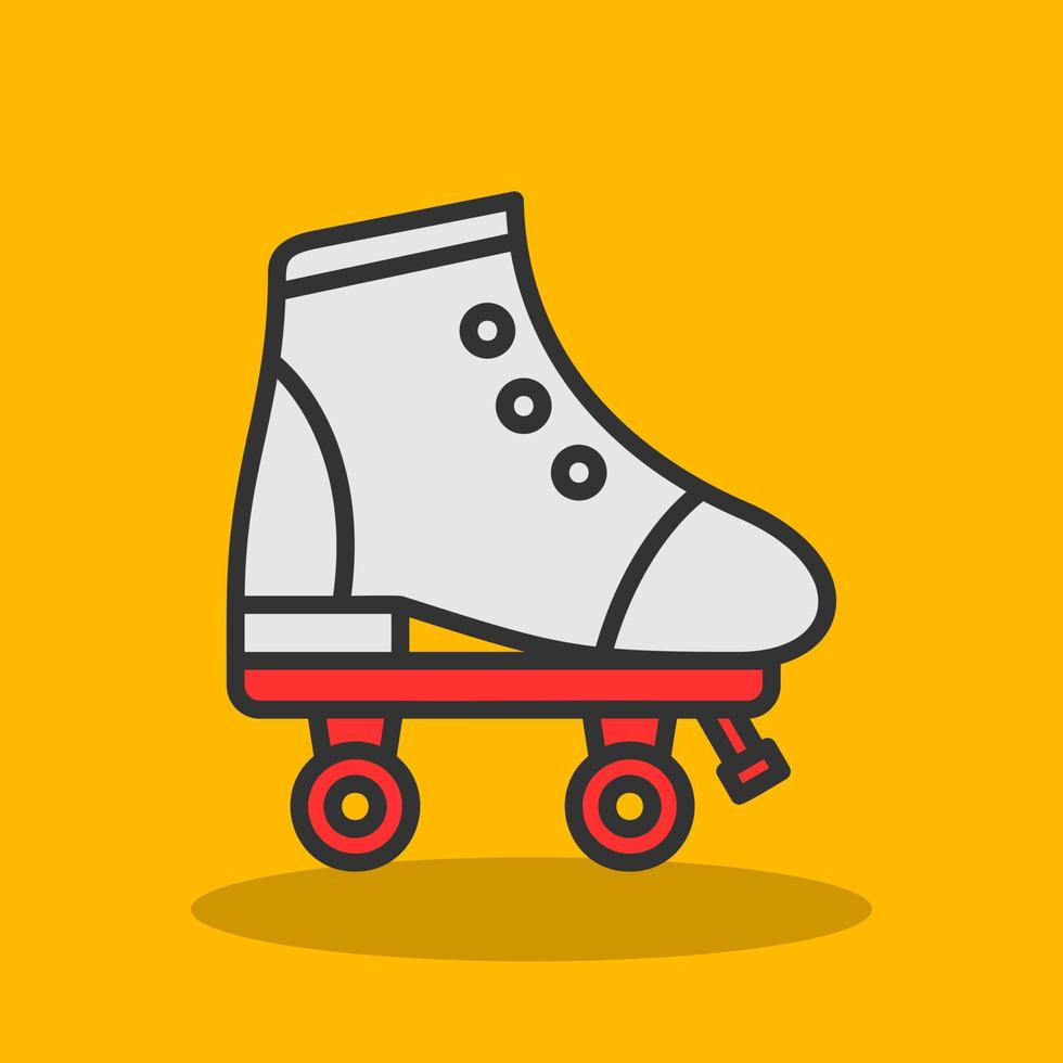 Roller Skate Vector Icon Design