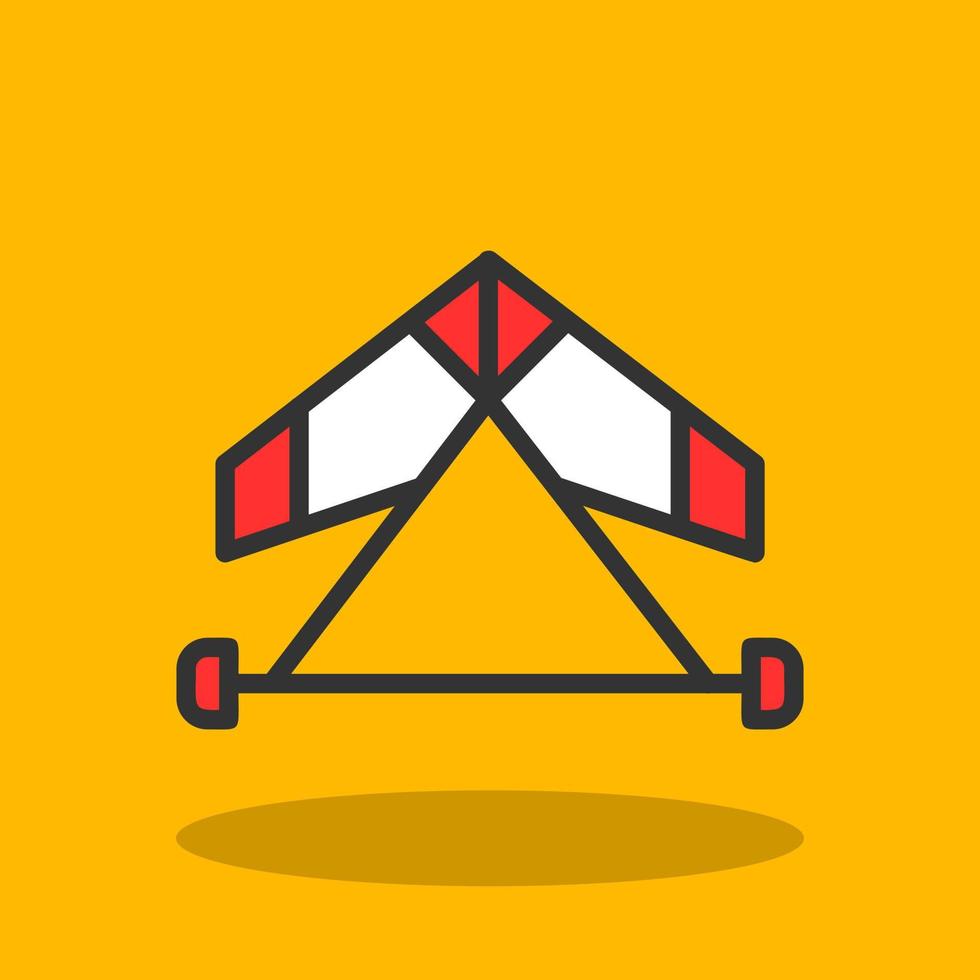 Gliding Vector Icon Design