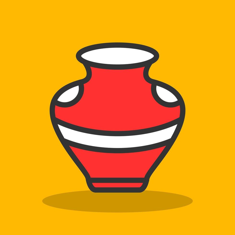 Pottery Vector Icon Design