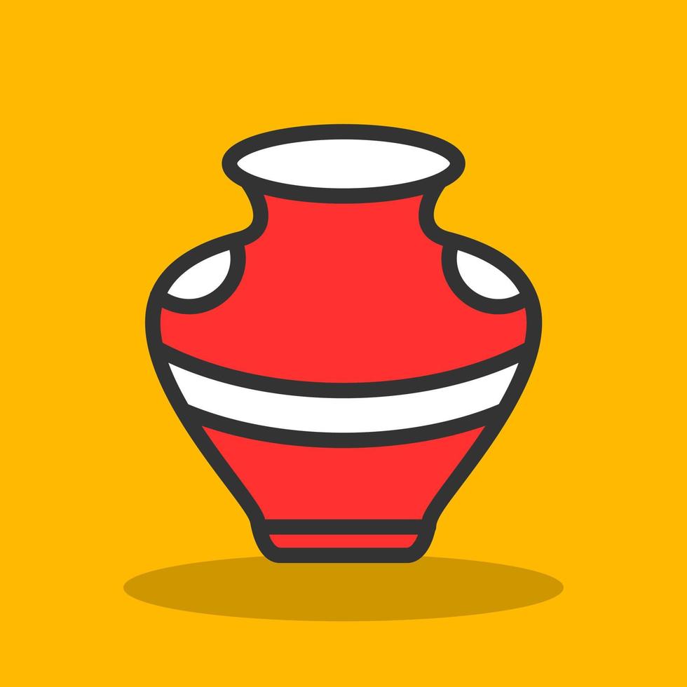 Pottery Vector Icon Design