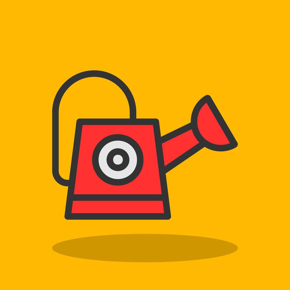 Watering Can Vector Icon Design