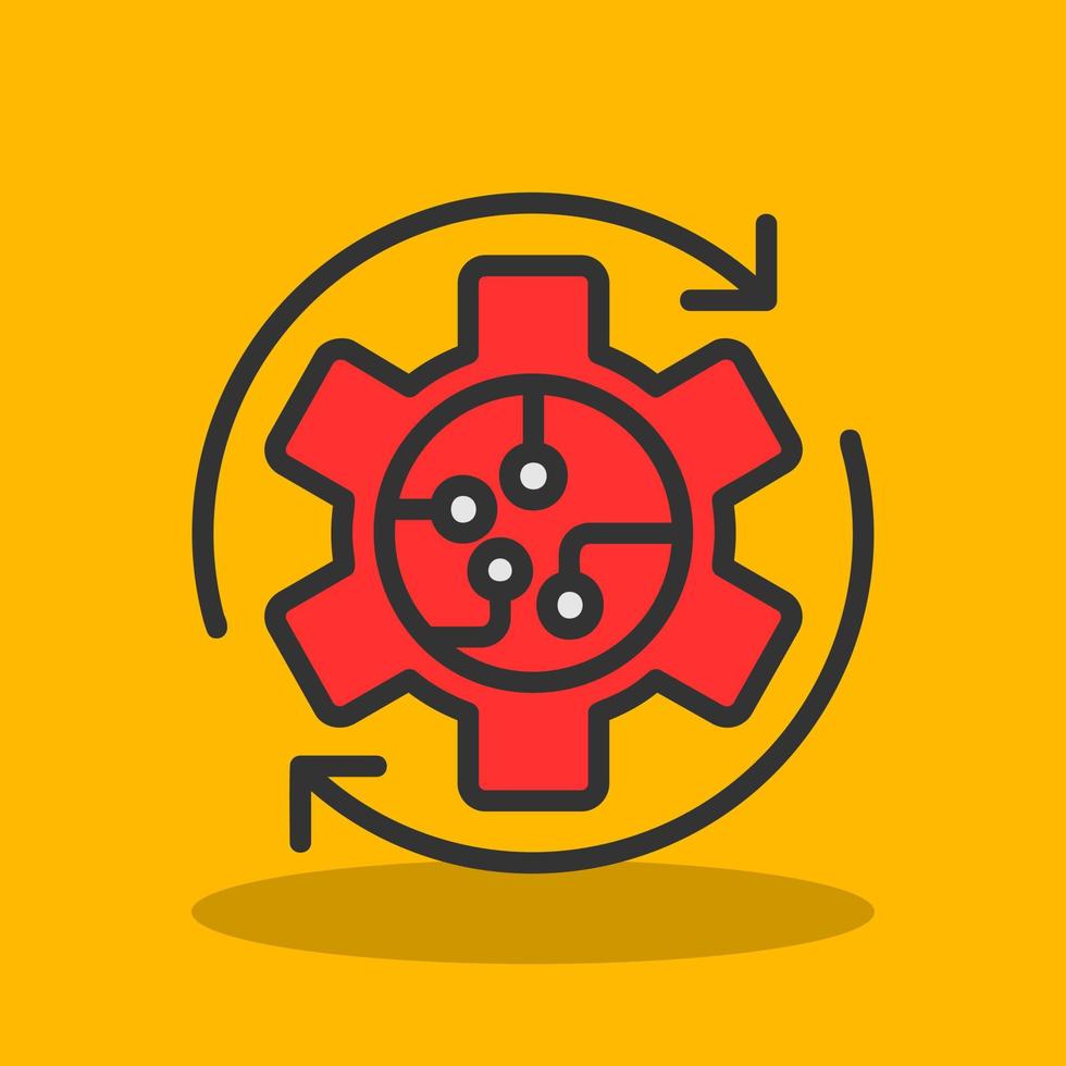 Processing Vector Icon Design