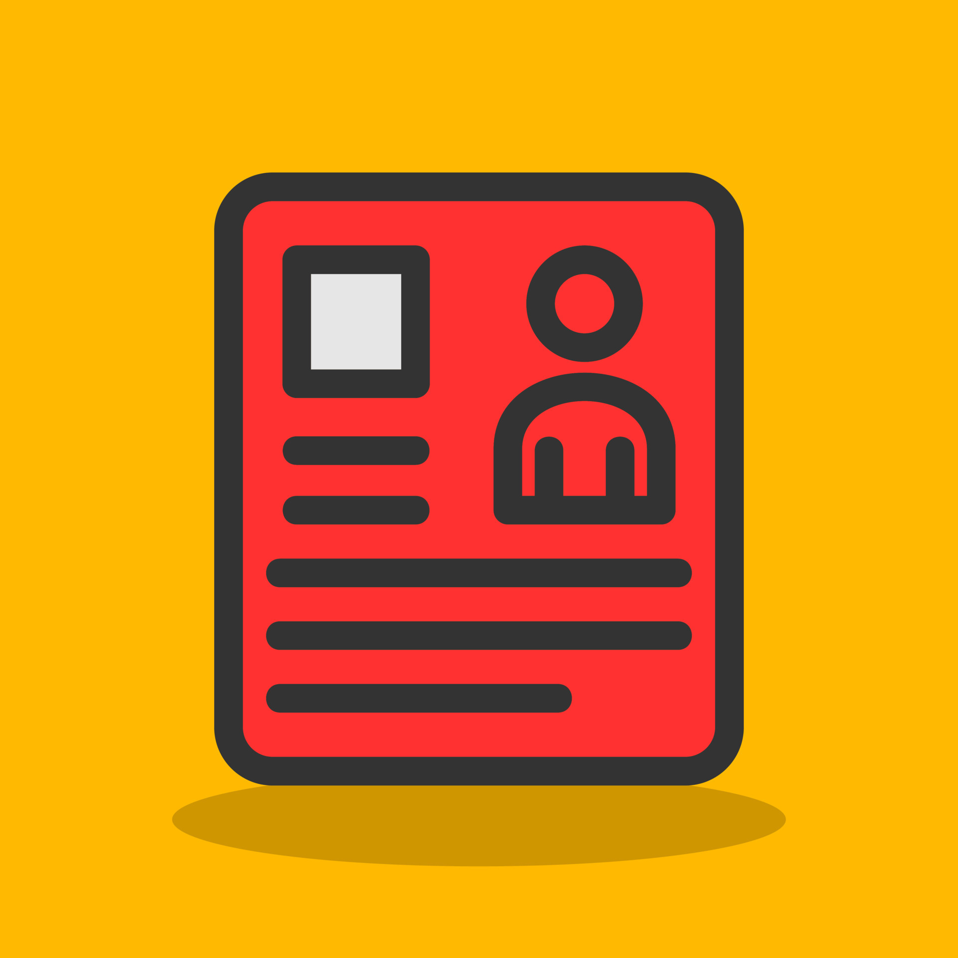 Personal Information Vector Icon Design 20538405 Vector Art at Vecteezy