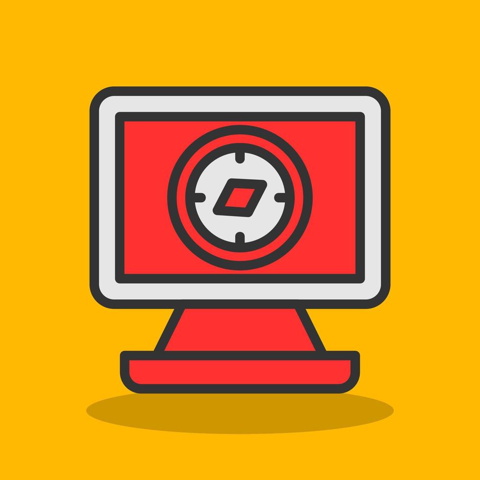 Navigation Vector Icon Design