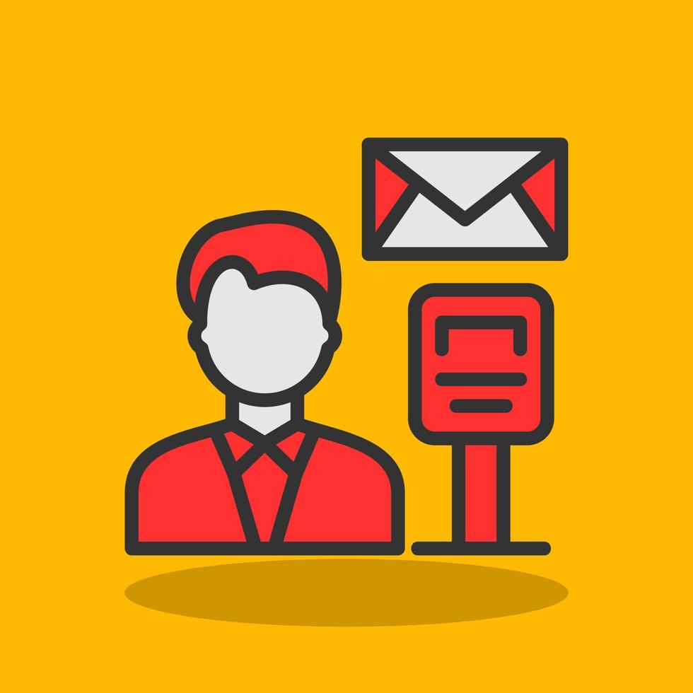 Postman Vector Icon Design