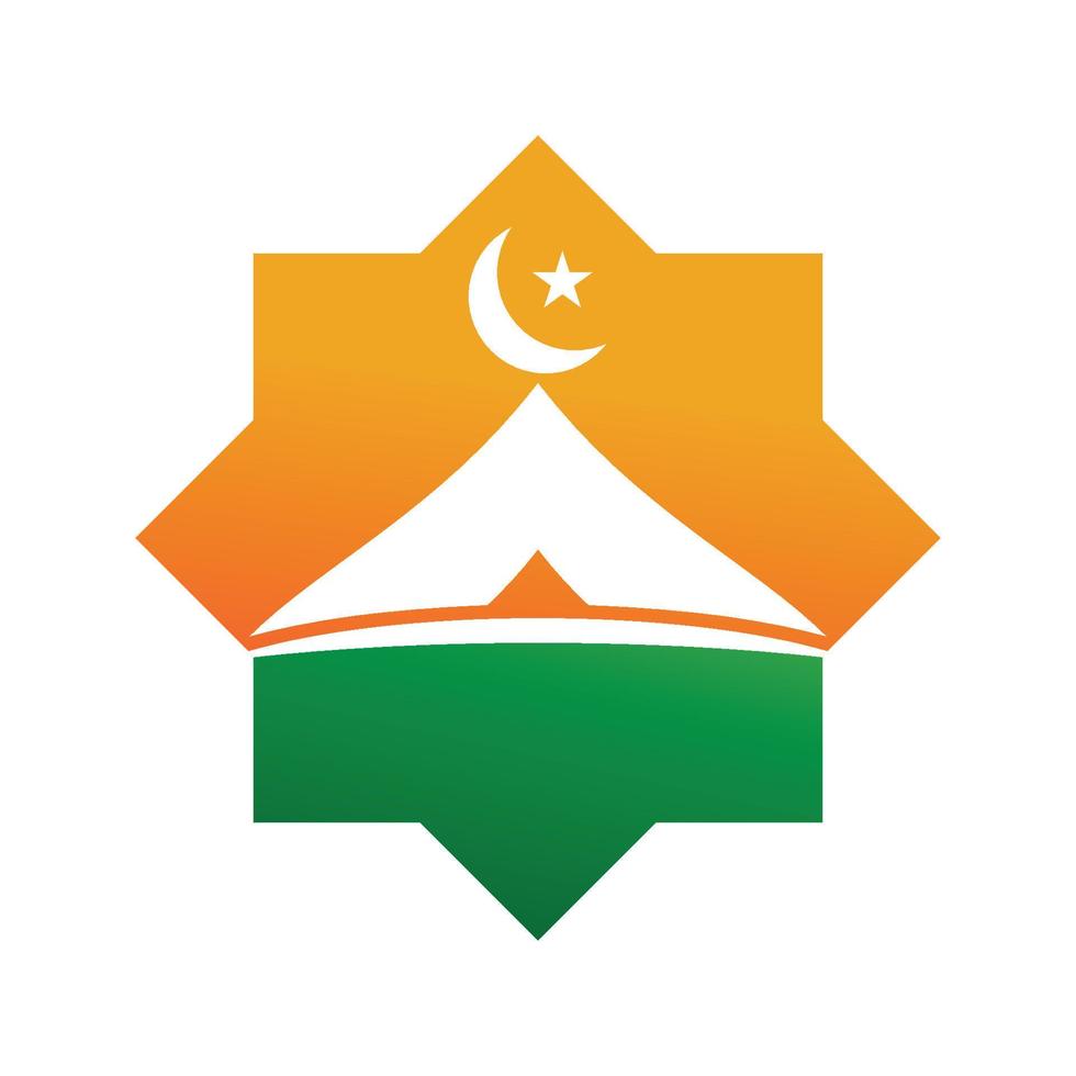 ramadhan kareem póster bandera islámico fondo de pantalla mousque logo icono plano diseño vector