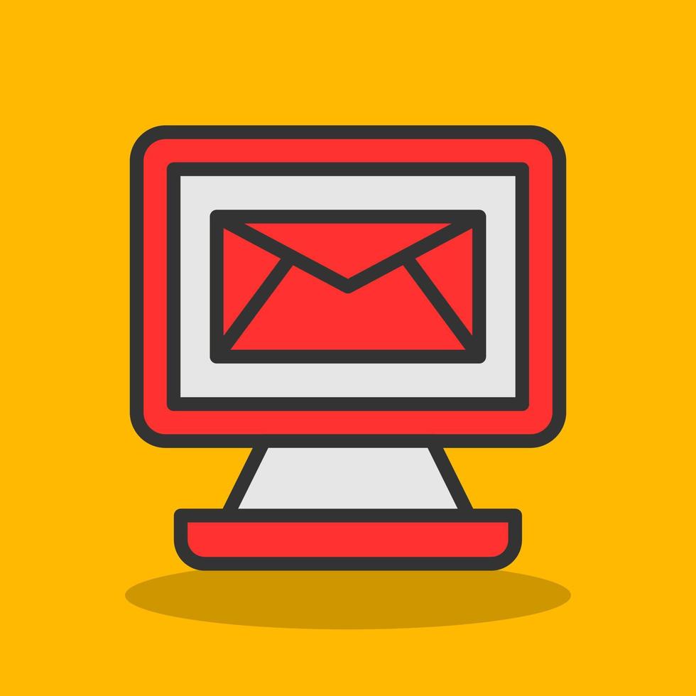 Electronic Mail Vector Icon Design
