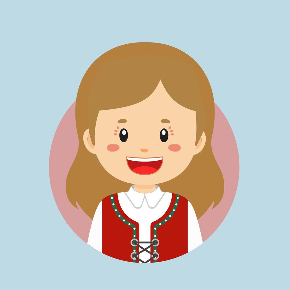 Avatar of a Norway Character vector