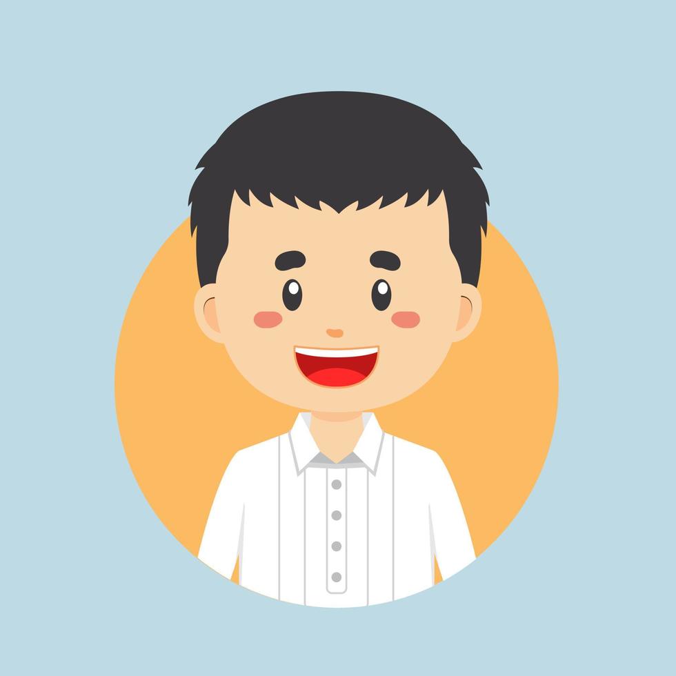 Avatar of a Philipines Character vector