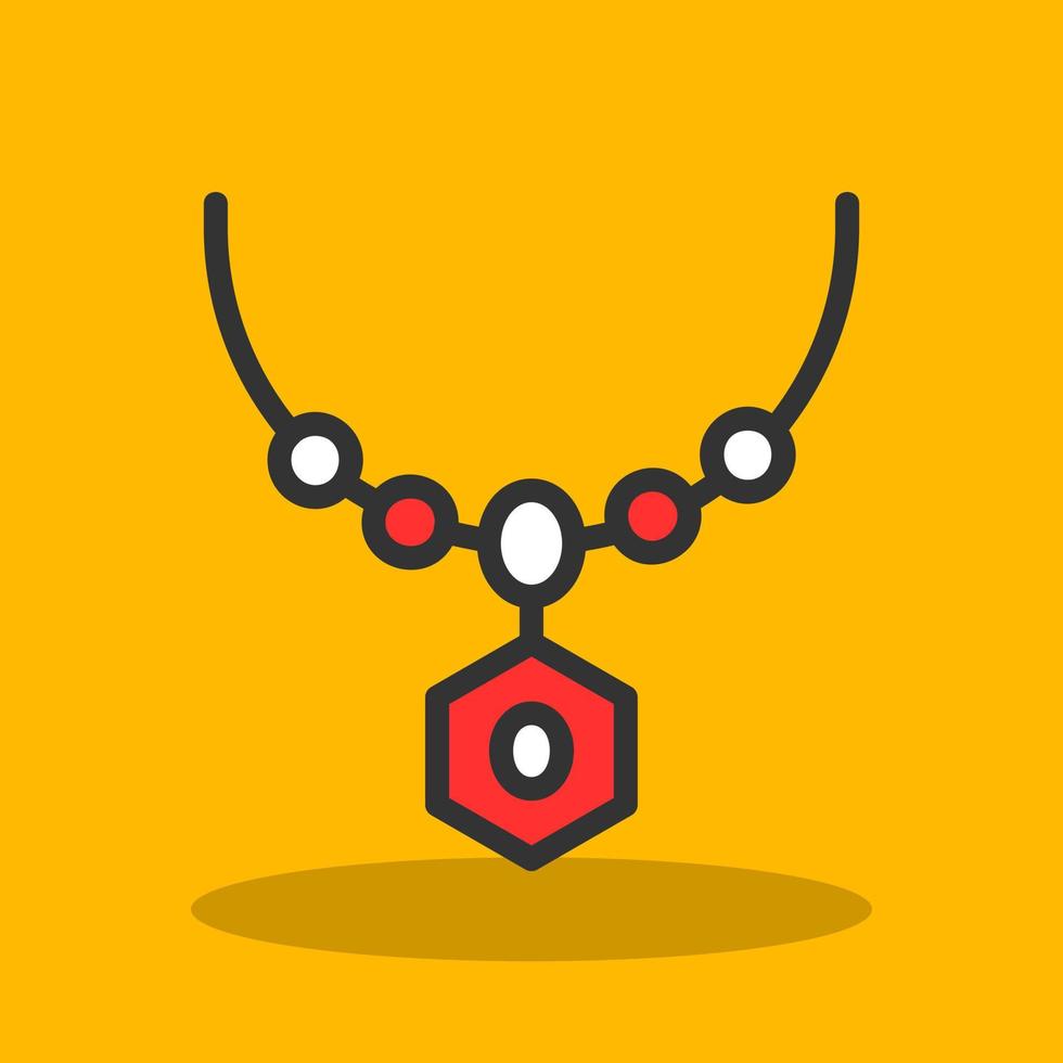 diseño de icono de vector de collar