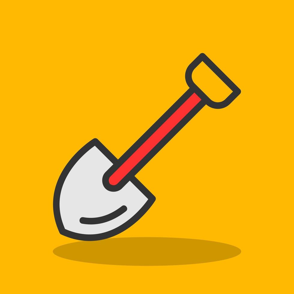 Shovel Vector Icon Design