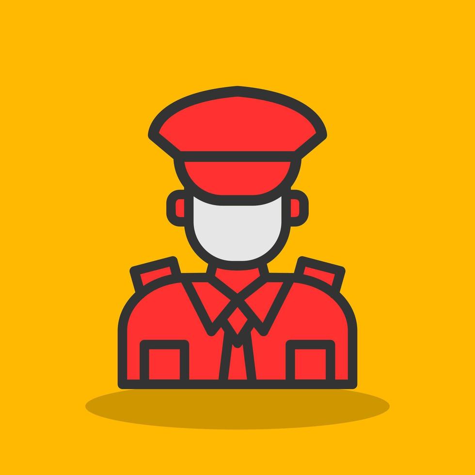 Policeman Vector Icon Design