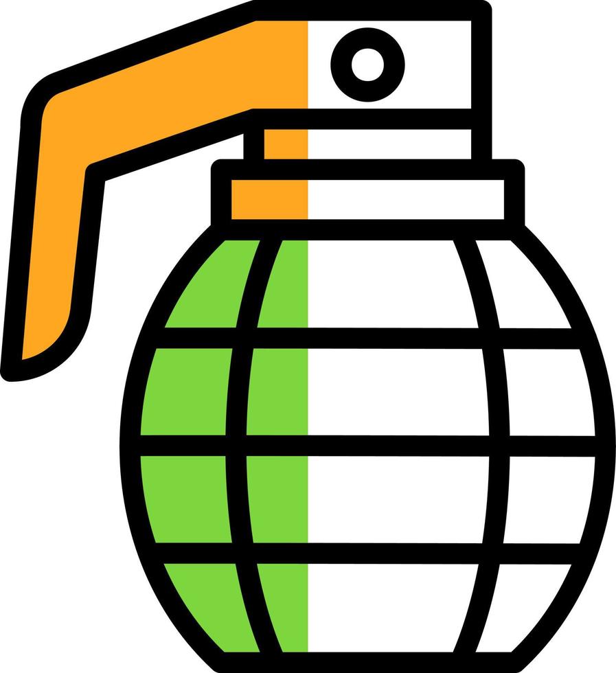 Grenade Vector Icon Design