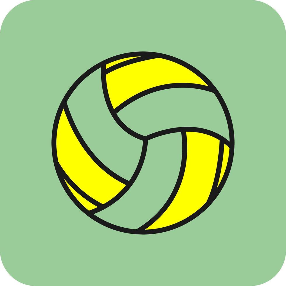 diseño de icono de vector de voleibol