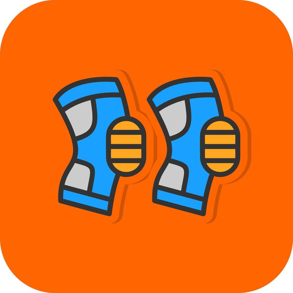 Kneepad Vector Icon Design