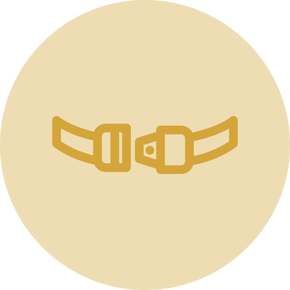 Safety Belt Vector Icon Design