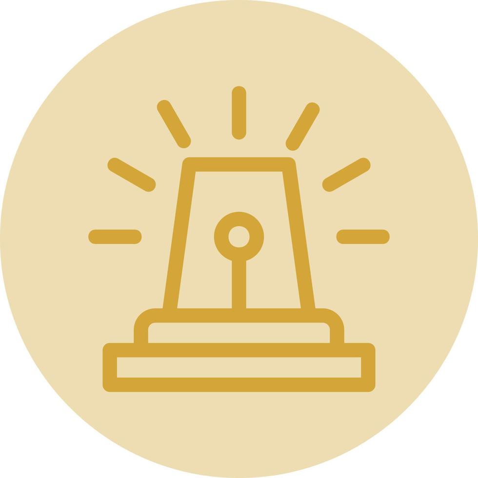 Security Alarm Vector Icon Design