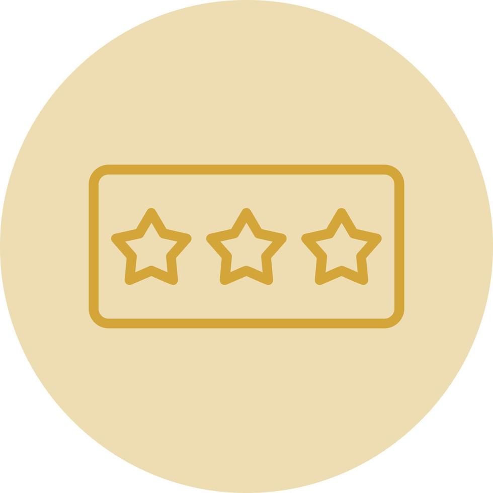 Star Rating Vector Icon Design