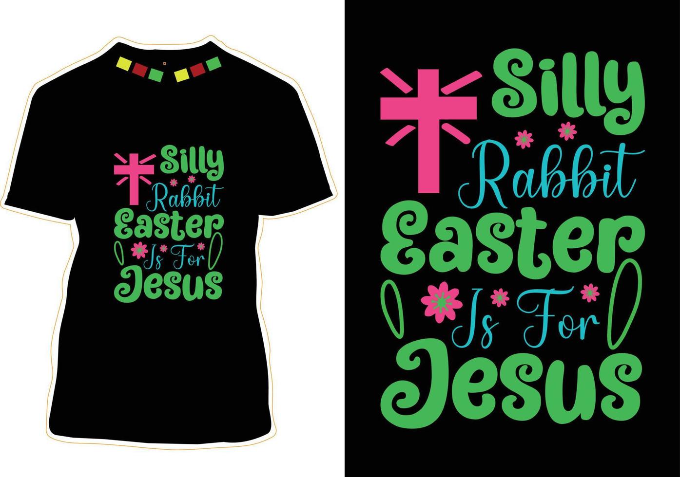 Happy Easter Day SVG Design vector