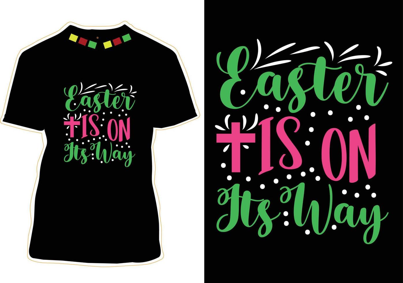 Happy Easter Day SVG Design vector