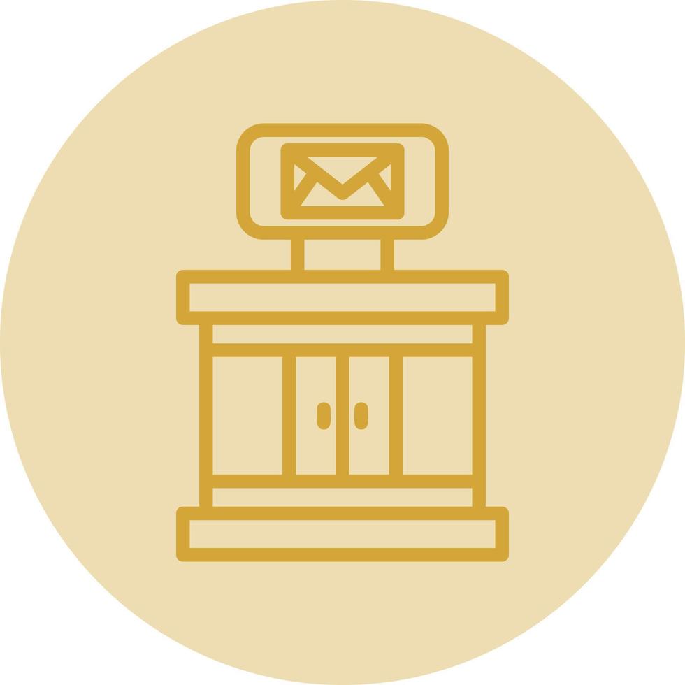 Post Office Vector Icon Design