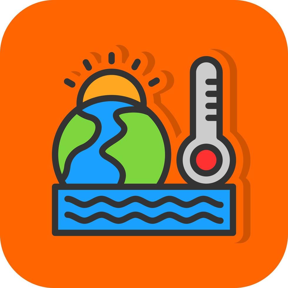 Global Warming Vector Icon Design