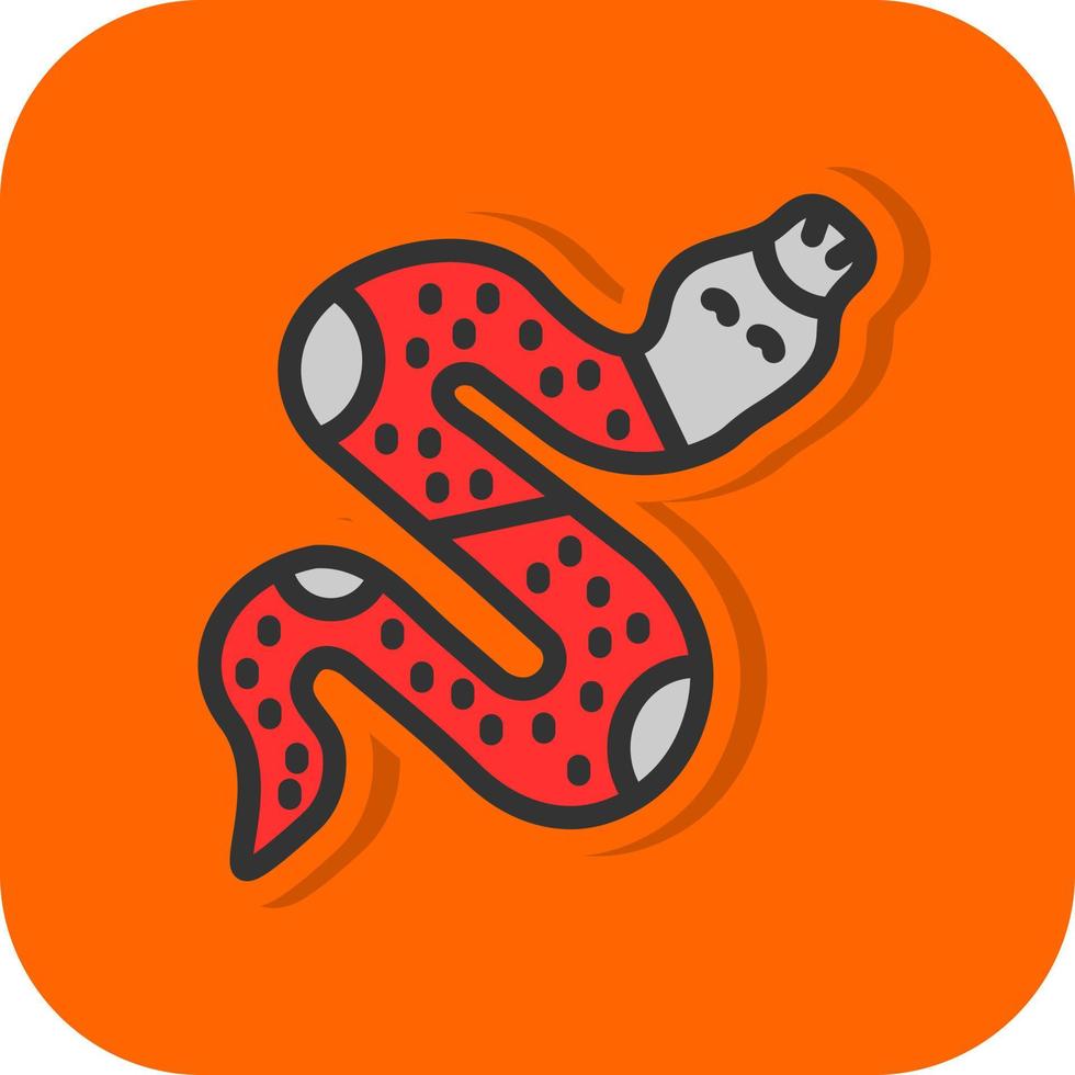 diseño de icono de vector de serpiente