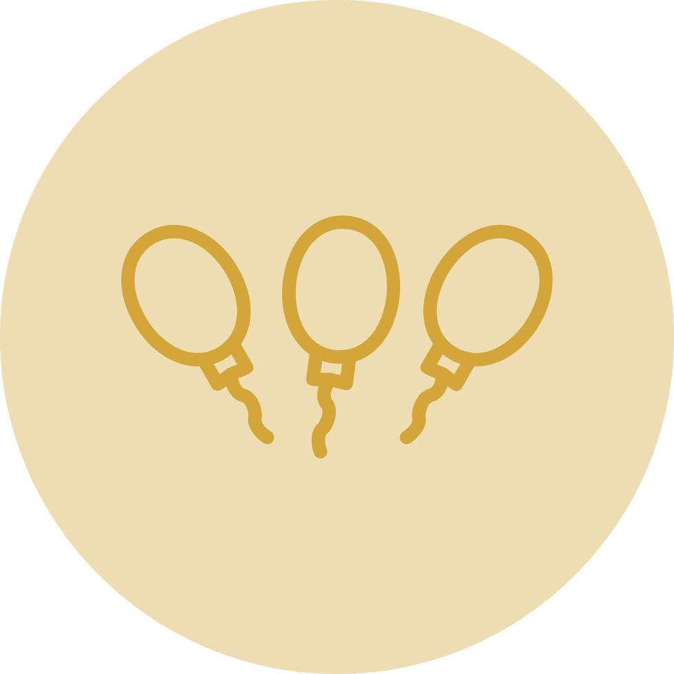 Balloons Vector Icon Design