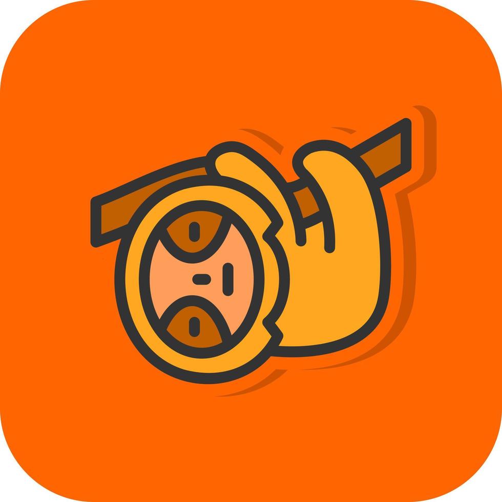 Sloth Vector Icon Design
