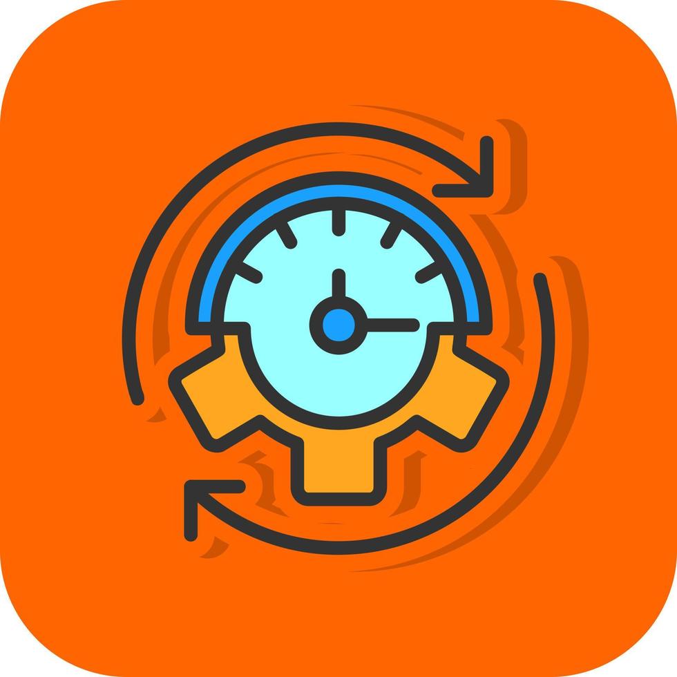 Efficiency Vector Icon Design