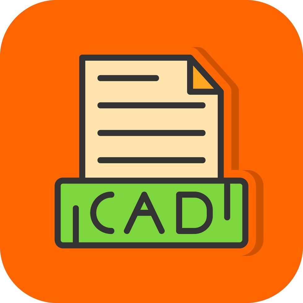 Cad Vector Icon Design