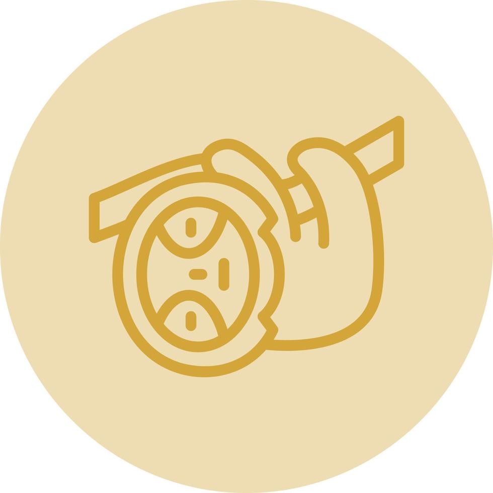 Sloth Vector Icon Design