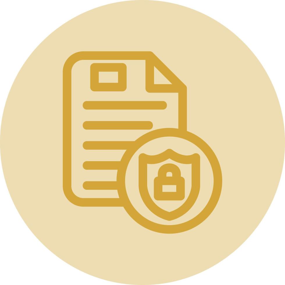 Privacy Policy Vector Icon Design