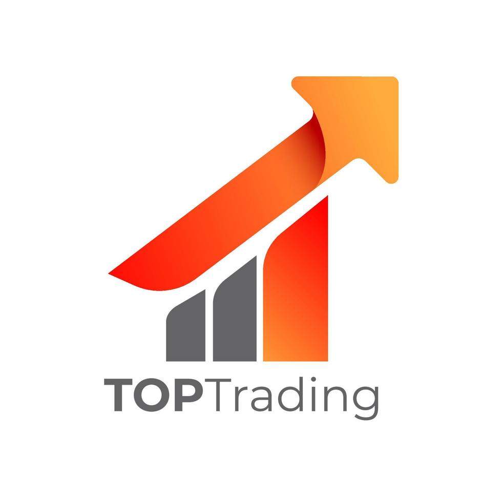 top trading logo vector