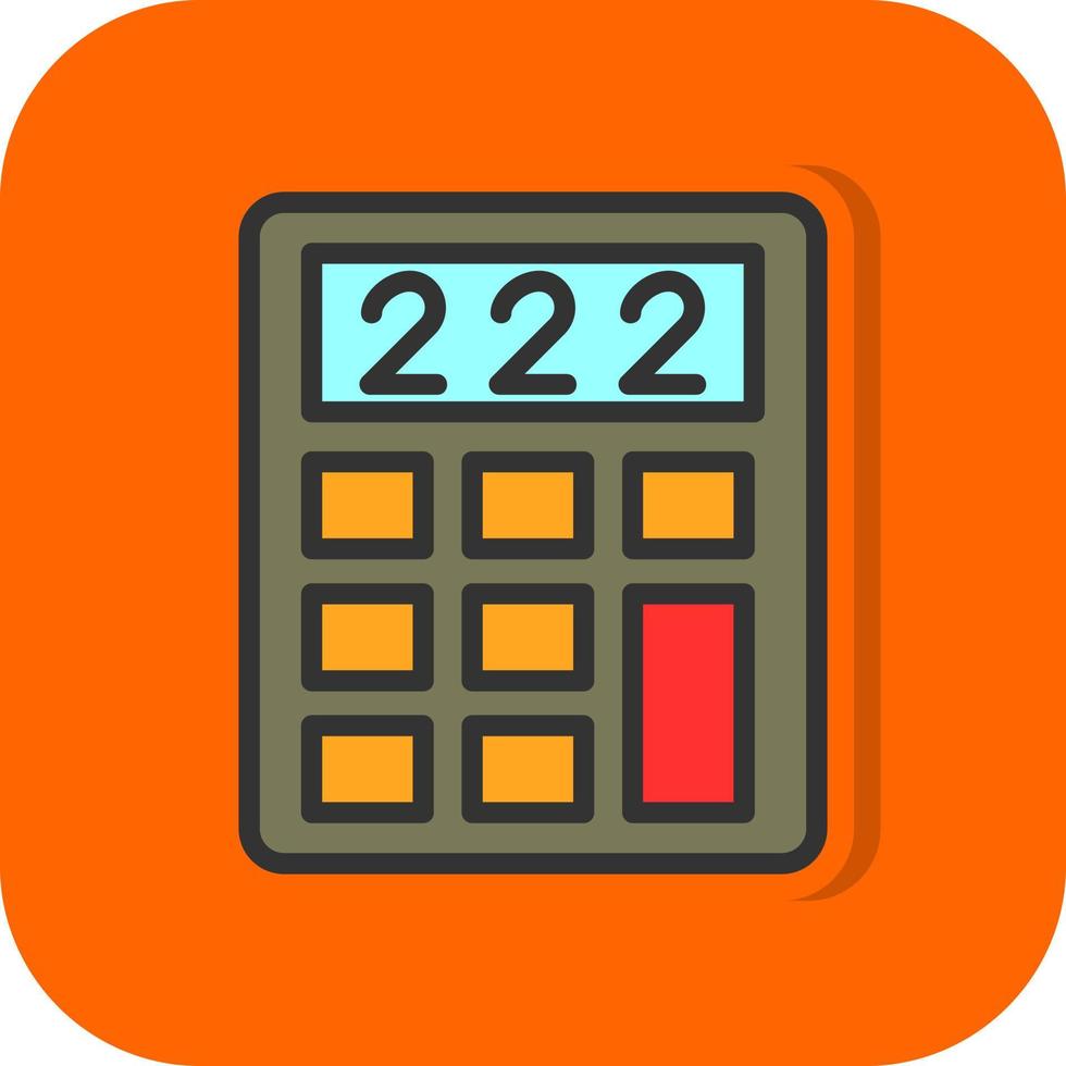 diseño de icono de vector de calculadora