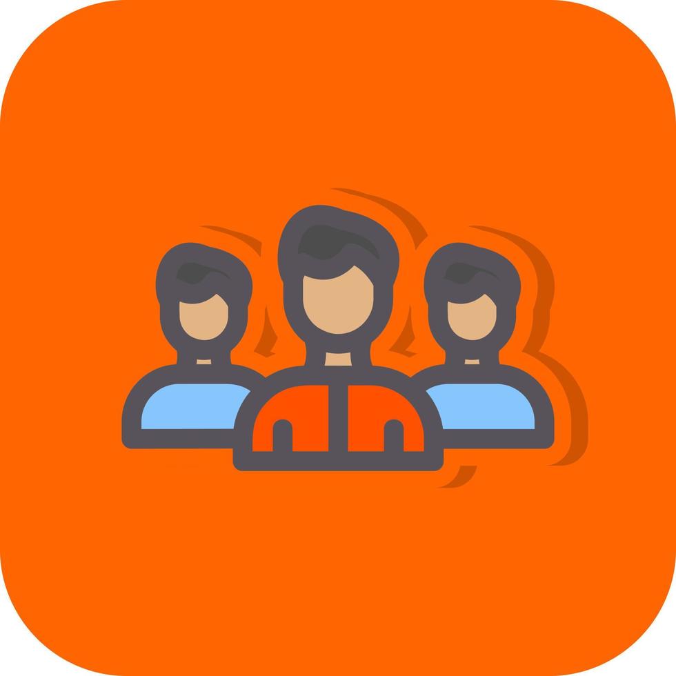 Team Vector Icon Design