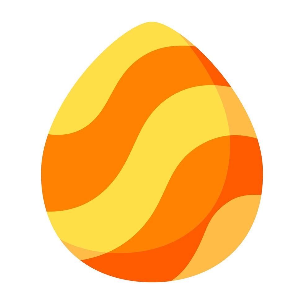 dibujos animados vistoso Pascua de Resurrección huevos icono. vector