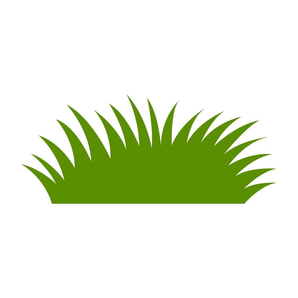 Green Grass icon. vector
