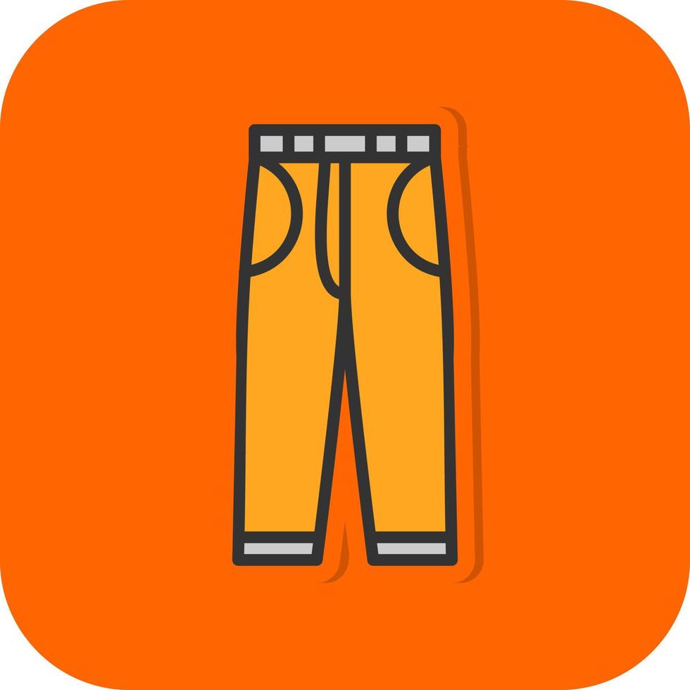 diseño de icono de vector de pantalones