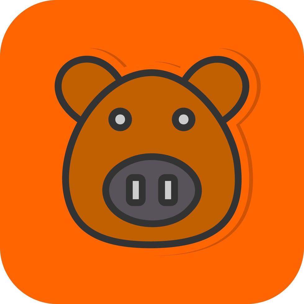 Pig Vector Icon Design